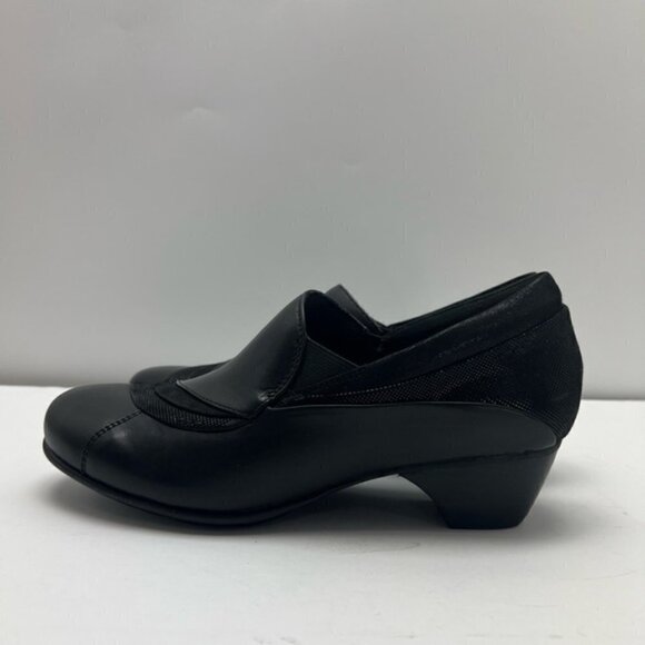 Aravon, Ladies Provence Asym Slip-On Shoes - Black. Size: 8.5 (US). NIB - Picture 7 of 16